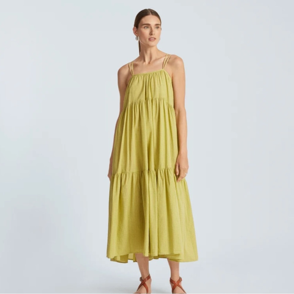 Everlane Billow Tiered Maxi Dress Small, brand new!
